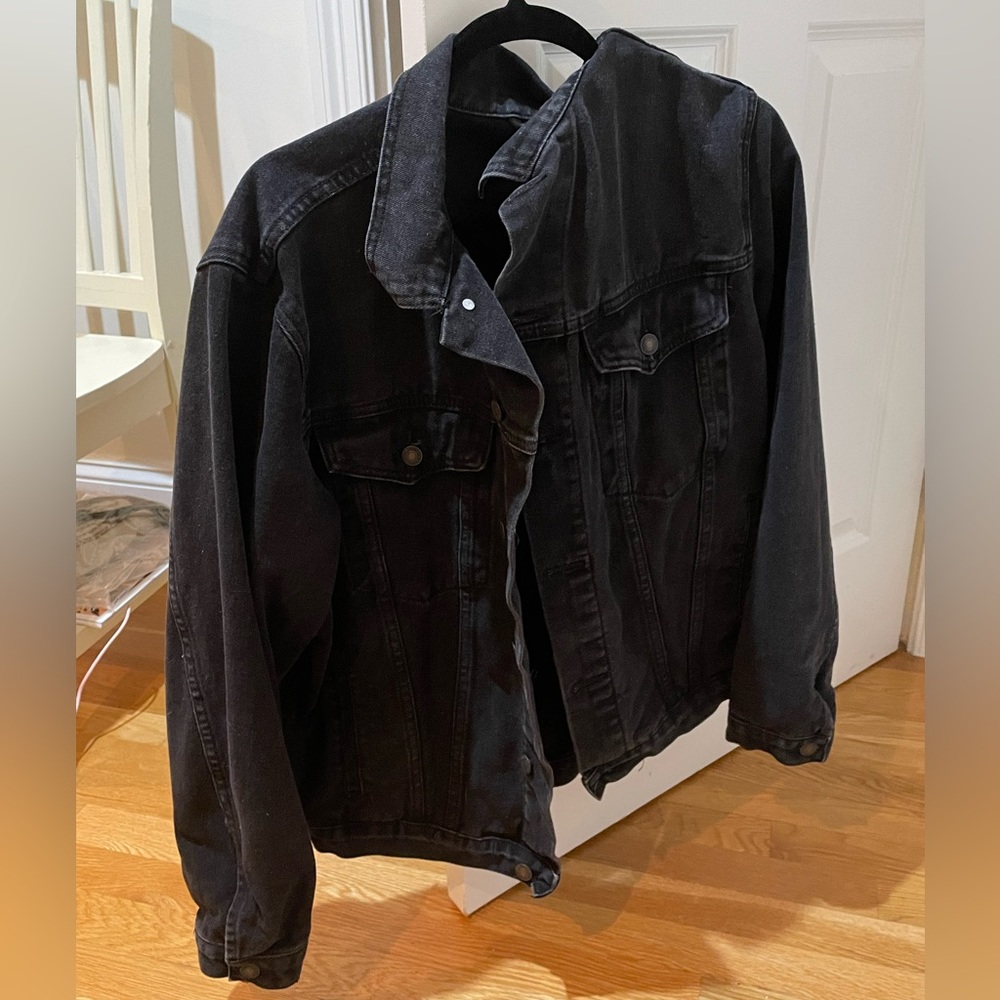 princess polly Phoenix denim jacket black